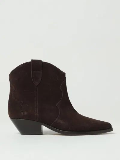 Isabel Marant Suede Western Cuban Heel Boots