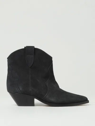 Isabel Marant Women Chocolate Dewina Cowboy Ankle Boots