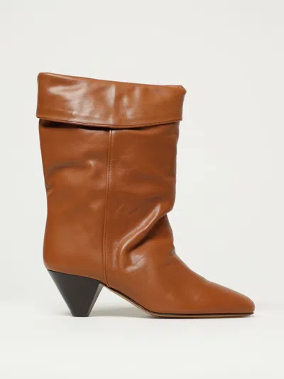 Isabel Marant Flat Ankle Boots  Woman Color Beige