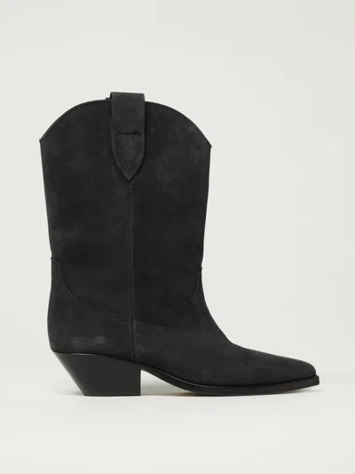 Isabel Marant Ankle Boots In Luxurious Calf Velvet Leather With Sleek Design And Quality Finish