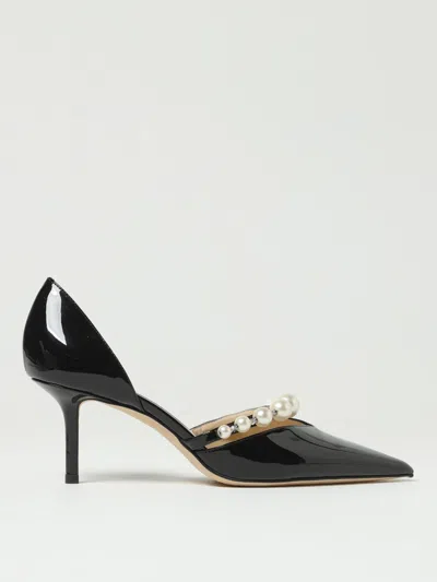 Jimmy Choo Pointed Toe Pumps With Faux-pearl Embellishment