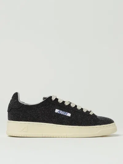 Autry Dallas Low Sue Stars Black Sneakers Sneakers