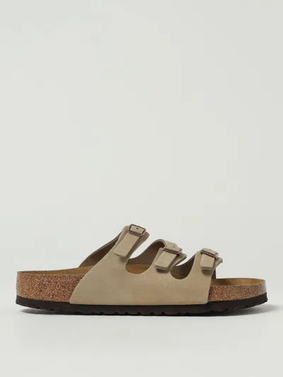 Birkenstock Sand Nubuck Leather Florida Fresh Sandals In Neutral