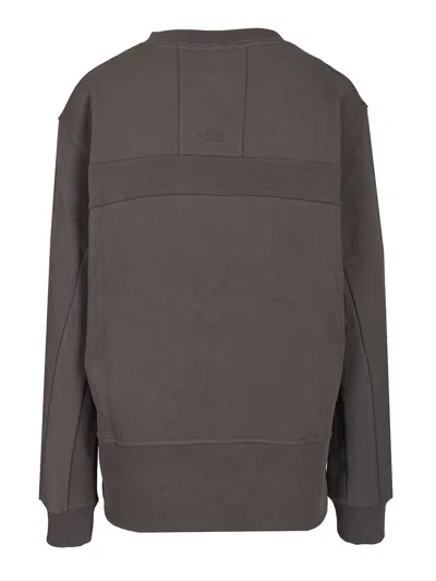 The North Face W Dome Relaxed Crew Sweatshirt Sweatshirts Black In Gray