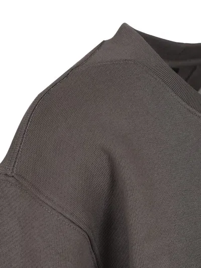 The North Face W Dome Relaxed Crew Sweatshirt Sweatshirts Black In Gray