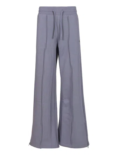 The North Face W Dome Wi De Leg Jogger Trousers Blue In Gray