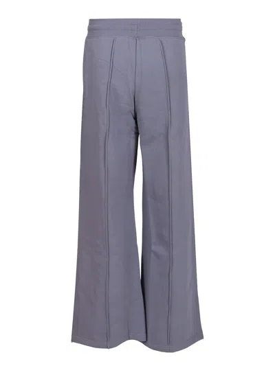 The North Face W Dome Wi De Leg Jogger Trousers Blue In Gray