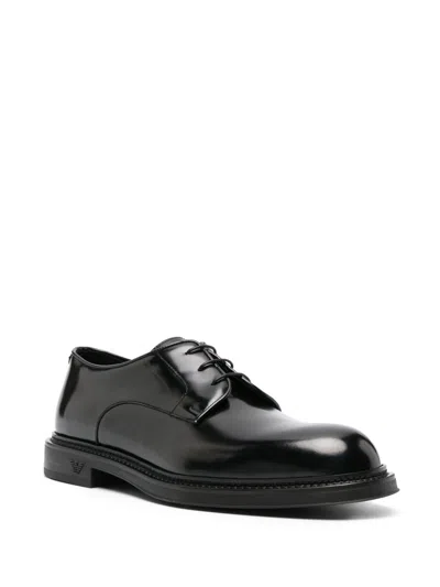 Emporio Armani Exclusive Leather Laced Shoes