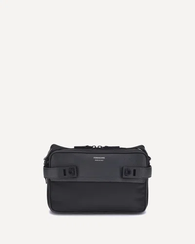 Ferragamo Functional Buckle Shoulder Bag With Custom Strap