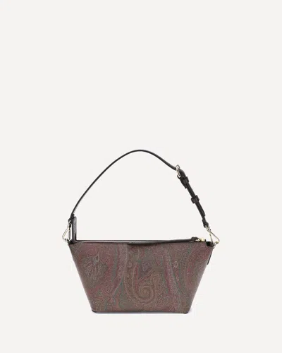 Etro Jacquard Fabric Shoulder Bag In Multi