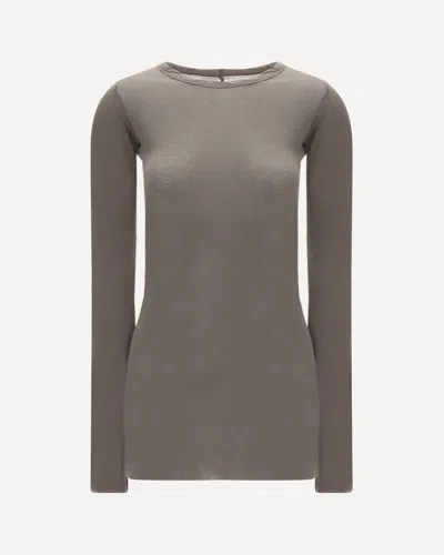 Rick Owens Cotton Long Sleeve Jersey
