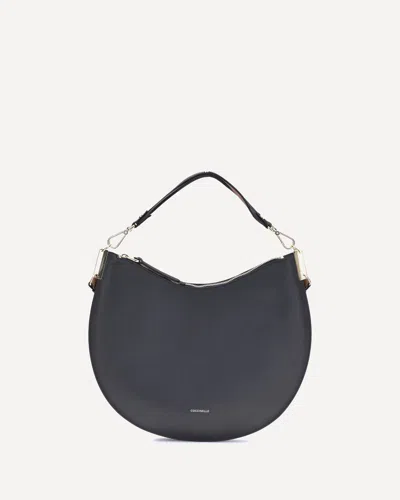 Coccinelle Sun Up Shoulder Bag In Black
