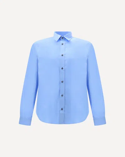 Prada Light Blue Stretch Poplin Shirt