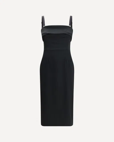 Dolce & Gabbana Satin Midi Dress