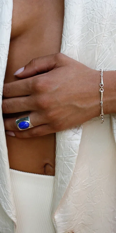 Loren Stewart Garbo Stone Band Ring