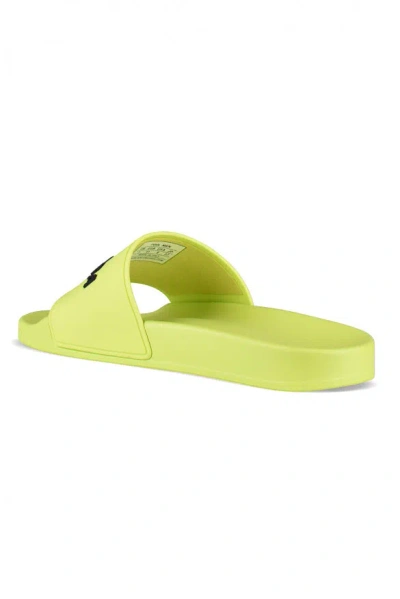 Balenciaga Men Slides In Green