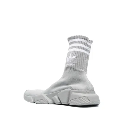 Balenciaga Speed Lt Adidas Sneakers In Gray