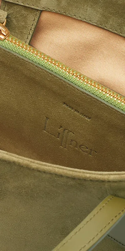 Liffner Sprout Tote Micro Herb Suede