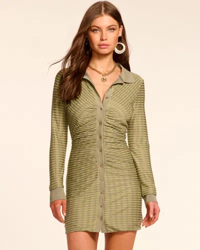 Ramy Brook Ivette Ruched Knit Mini Dress