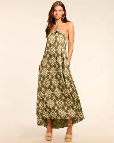 Ramy Brook Lidia Backless Halter Maxi Dress