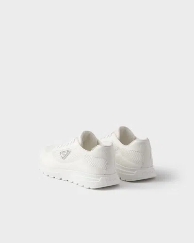 Prada Low-top Re-nylon And Leather Sneakers