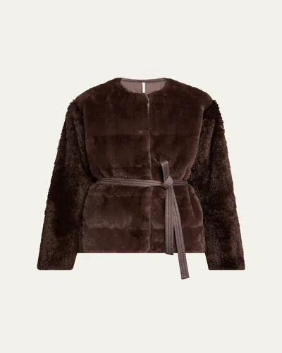 Moncler Jouillat Jacket - Women's - Polyester In Brown