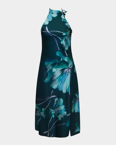 Hutch Mari Sleeveless Halter Midi Dress