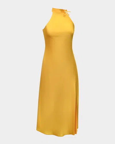 Hutch Mari Sleeveless Halter Midi Dress