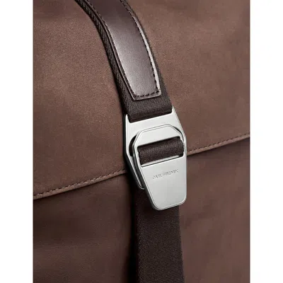 Carl Friedrik Womens Chocolate / Chocolate Traverse Nubuck-leather Backpack