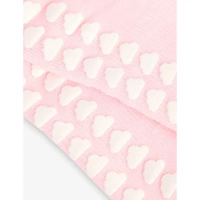 The Nap Co Womens Pink . X Ru & Rocka Cotton-blend Socks