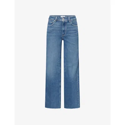 Paige Womens Woolf Anessa Wide-leg Stretch-denim Blend Jeans