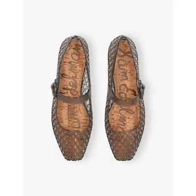 Sam Edelman Womens Black Michaela Jelly Mary-jane Flats Eur 38.5 / 5.5 Uk