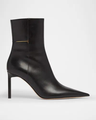 Tom Ford Julianne T Detail Soft Calf Leather Booties