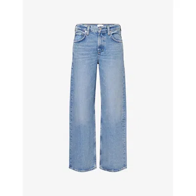 Citizen Of Humanity Womens Bijou (md Indigo) Lindz Straight-leg Denim Jeans