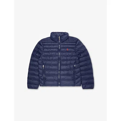 Polo Ralph Lauren Newport Navy Boys' P-layer 2 Packable Quilted Jacket In Blue
