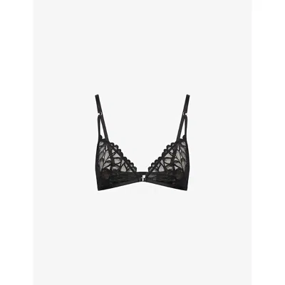 Savage X Fenty X Fenty Womens Caviar Savage Not Sorry Lace Bralette