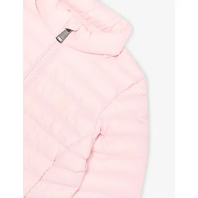 Polo Ralph Lauren Hint Of Pink Baby Boys' P-layer 2 Packable Quilted Jacke In Pink