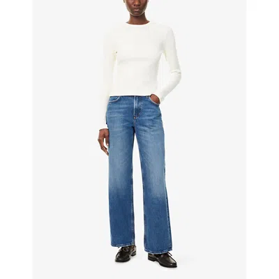 Citizen Of Humanity Womens Chaya (md/lt Indigo) Lindz Straight-leg Denim Jeans
