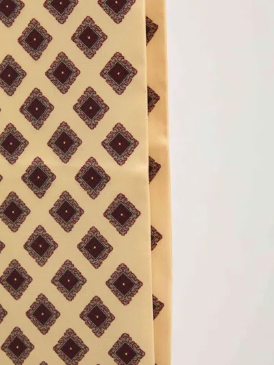 Celine Men Silk Scarf In Neutral