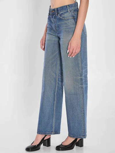 Celine Women Denim Cotton Jeans