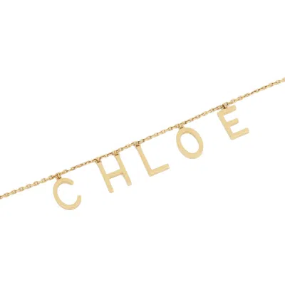 Chloé À La Plage Pendant Necklace In Gold