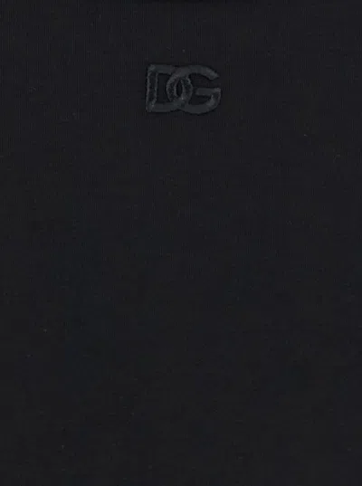 Dolce & Gabbana Black Cotton Round Neck Short Sleeves Men T-shirt In Black