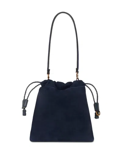 Etro Kalispera Beaded Flower Suede Shoulder Bag