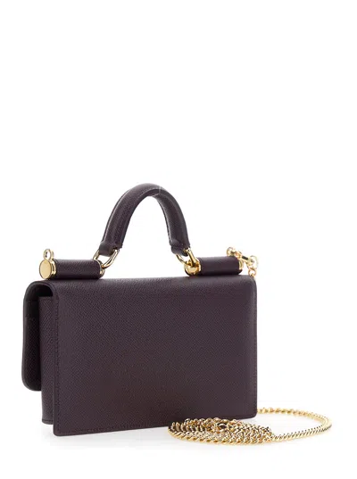Dolce & Gabbana Structured Phone Bag With Textured Finish