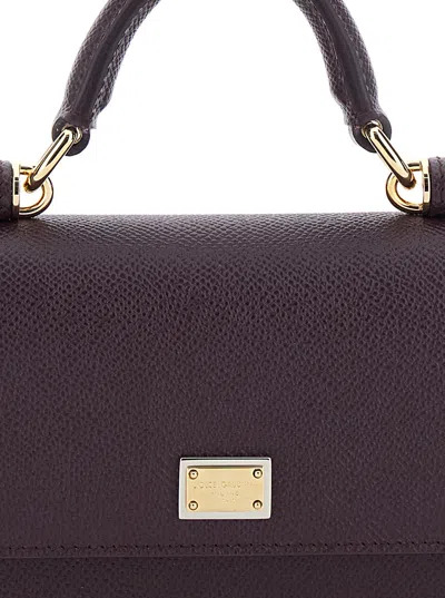 Dolce & Gabbana Structured Phone Bag With Textured Finish