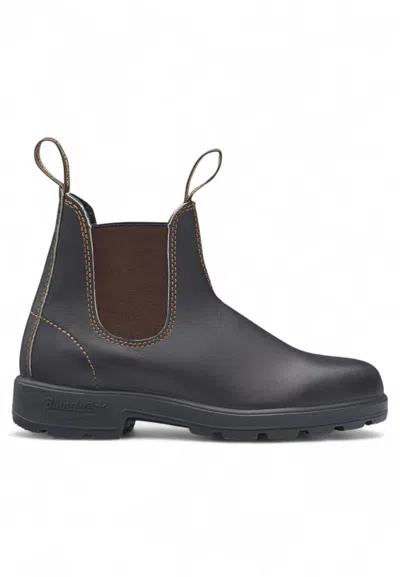 Blundstone Elastic Sided V-cut Ankle Boots In Brown