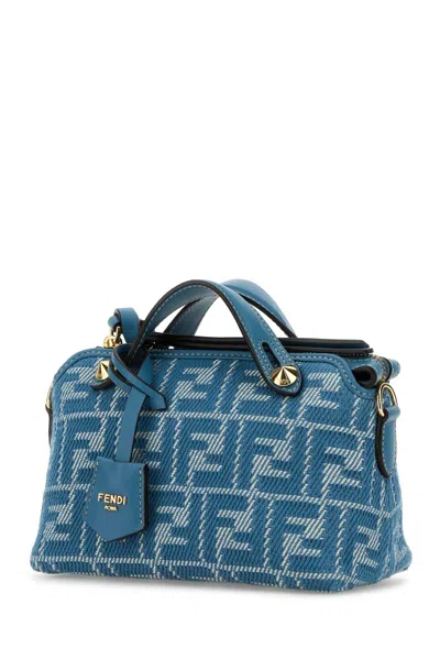 Fendi Women Embroidered Fabric Mini By The Way Handbag