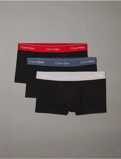 Calvin Klein Men's Icon Cotton Stretch 3-pack Low Rise Trunk