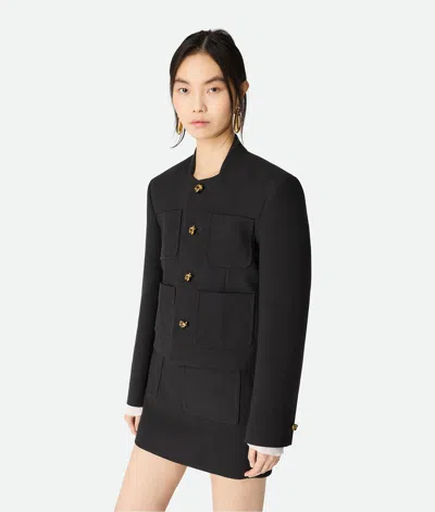 Bottega Veneta Knot-button Light Structured Cotton Jacket