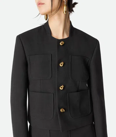 Bottega Veneta Knot-button Light Structured Cotton Jacket